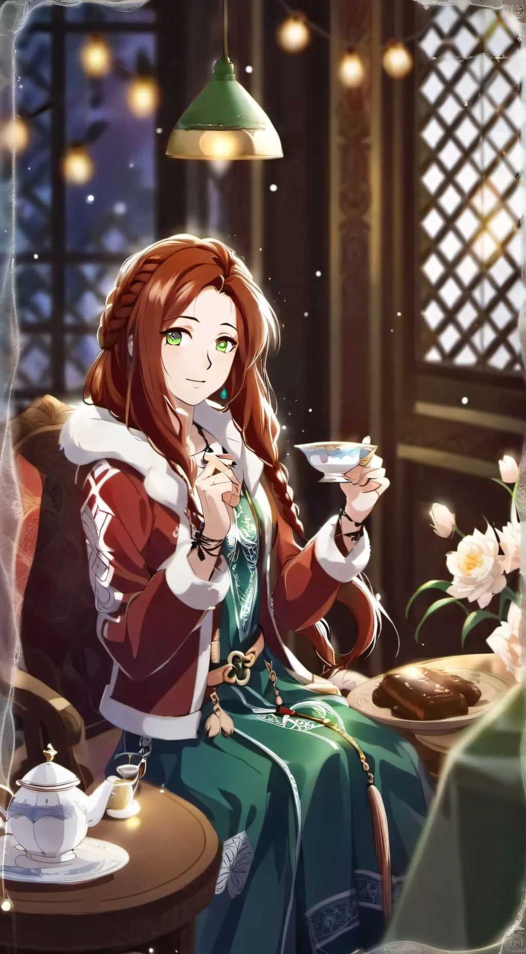 ai character: 安雅 background