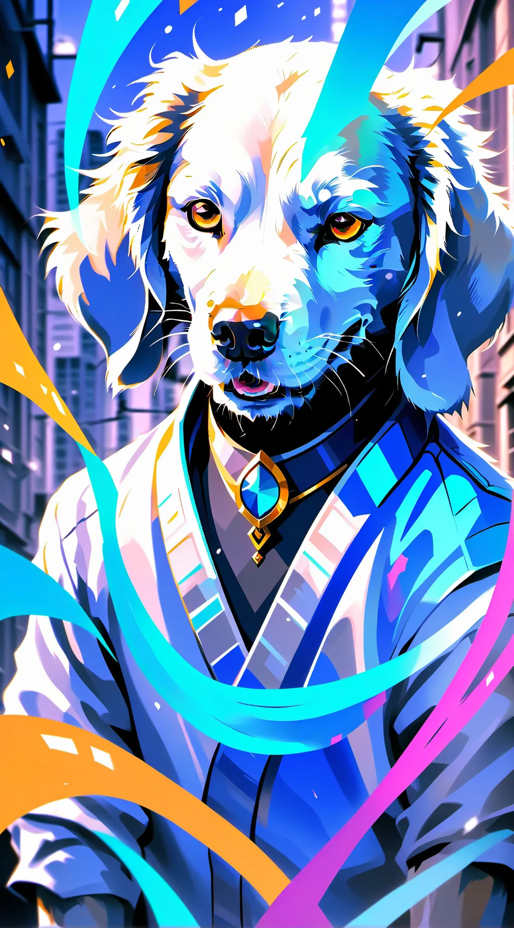 ai character: Zoomer background