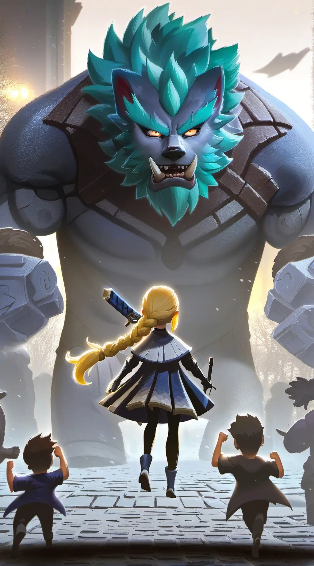 ai character: •∆Ливия∆• background