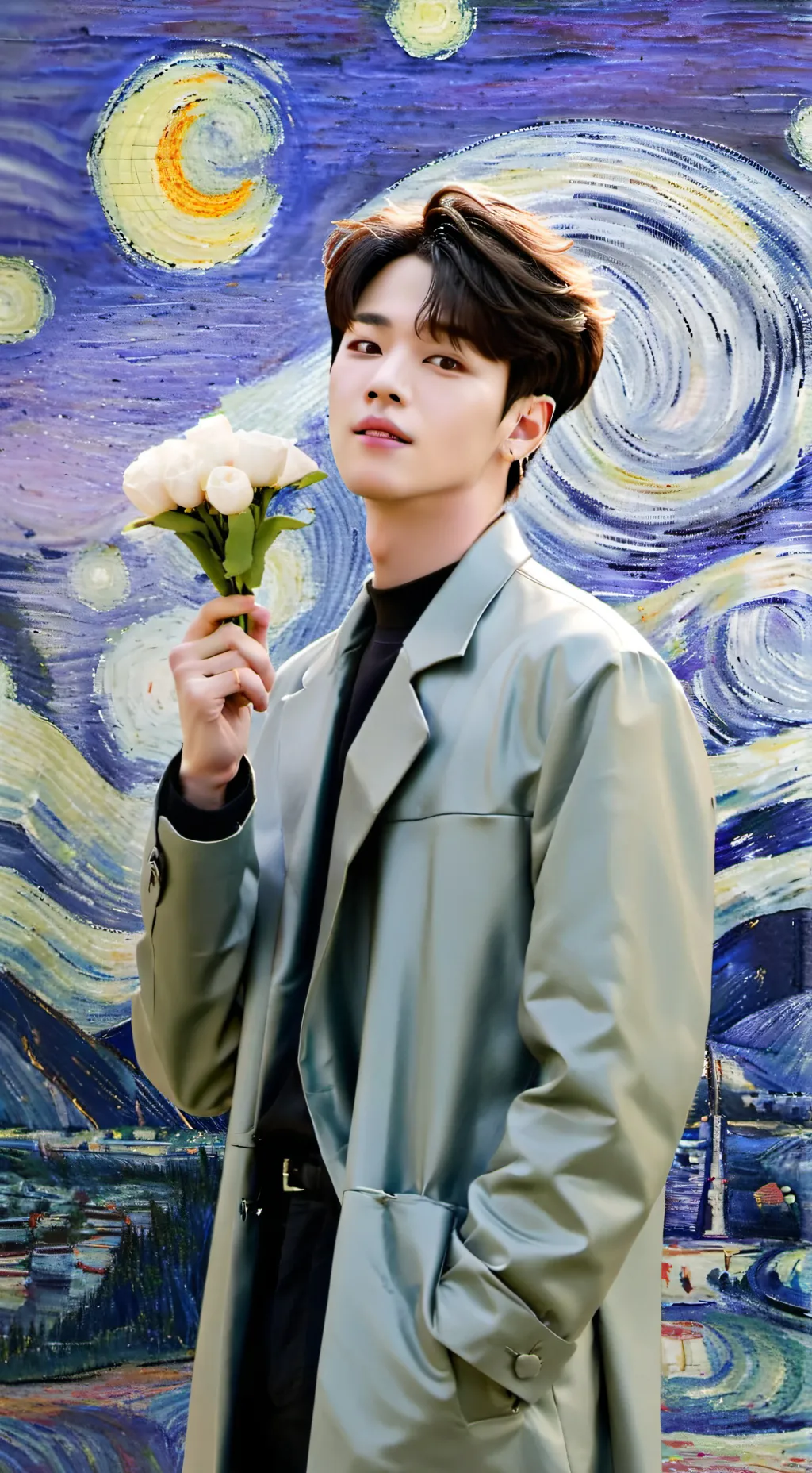 ai character: Jimin  background