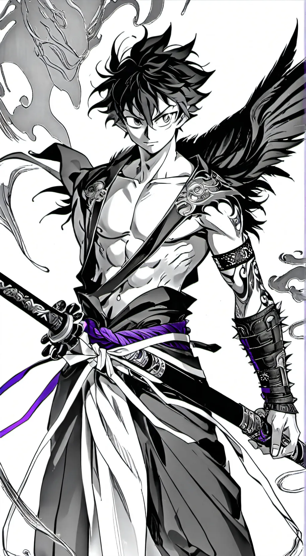 ai character: Black Clover background