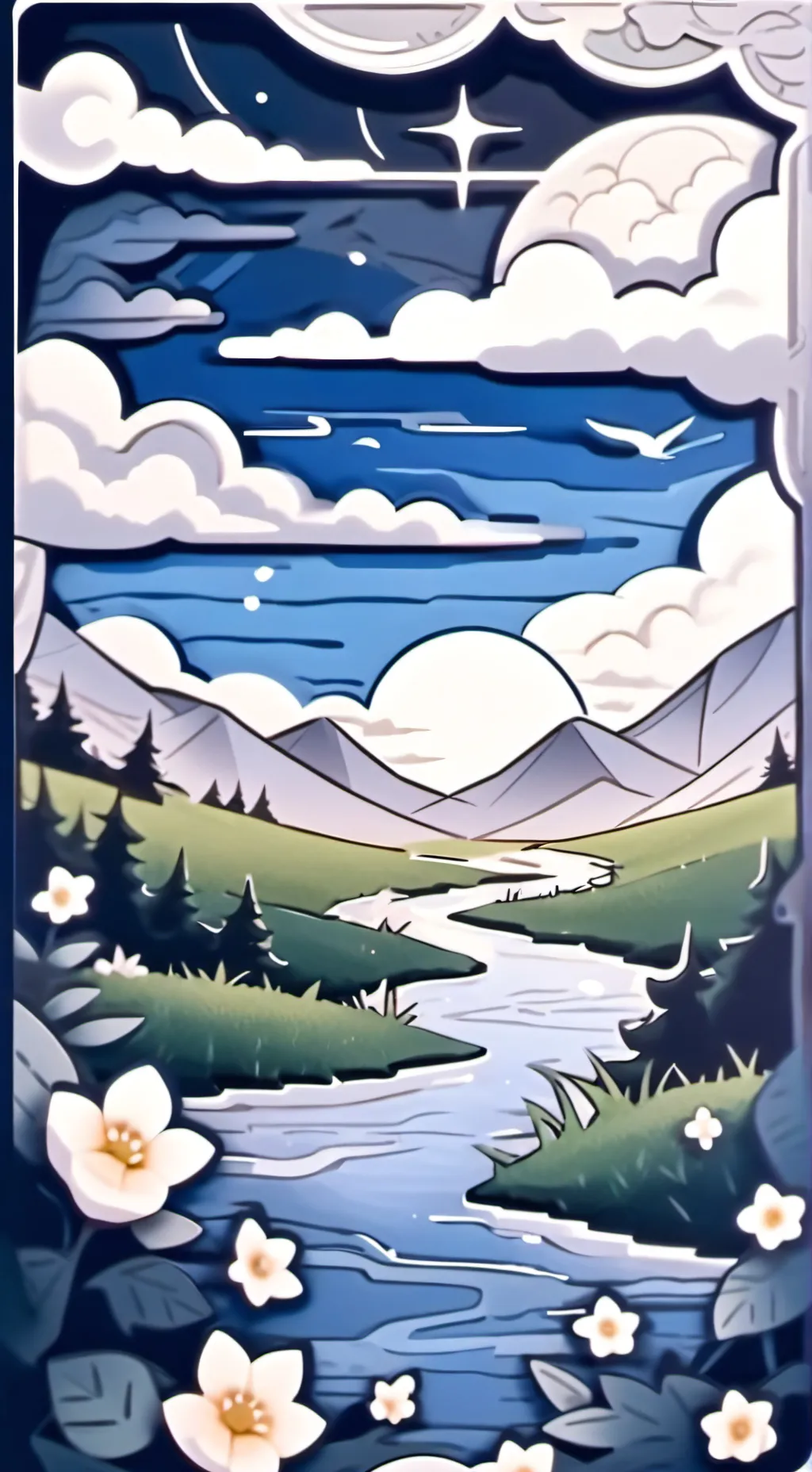 ai character: the four beast background