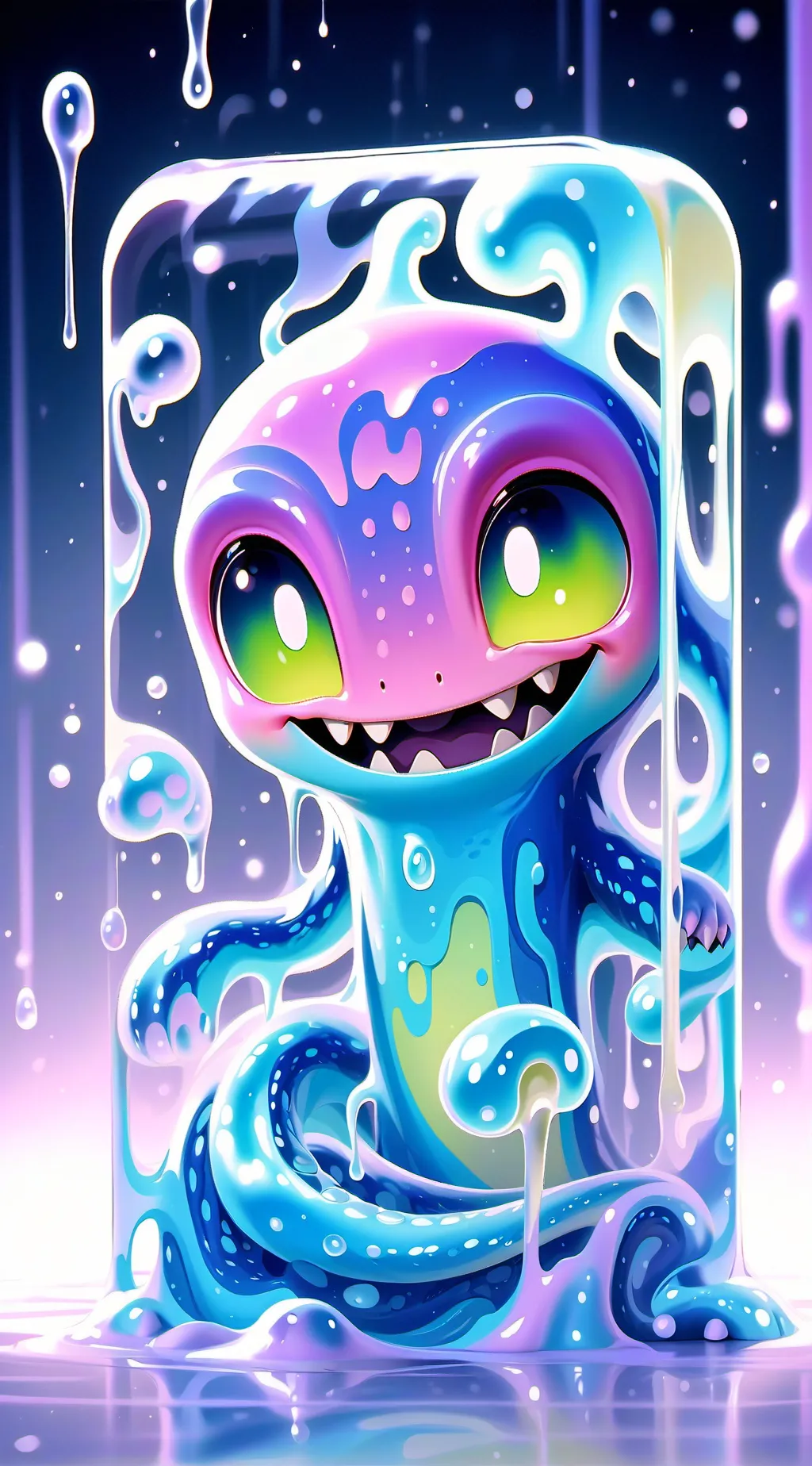 ai character: fun gaster  background