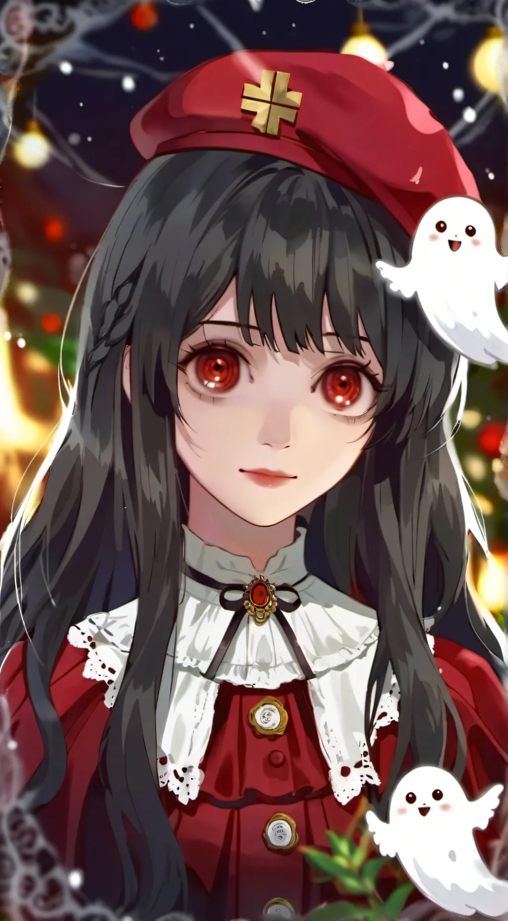 ai character: Gh0stg!rl x Haikyu background