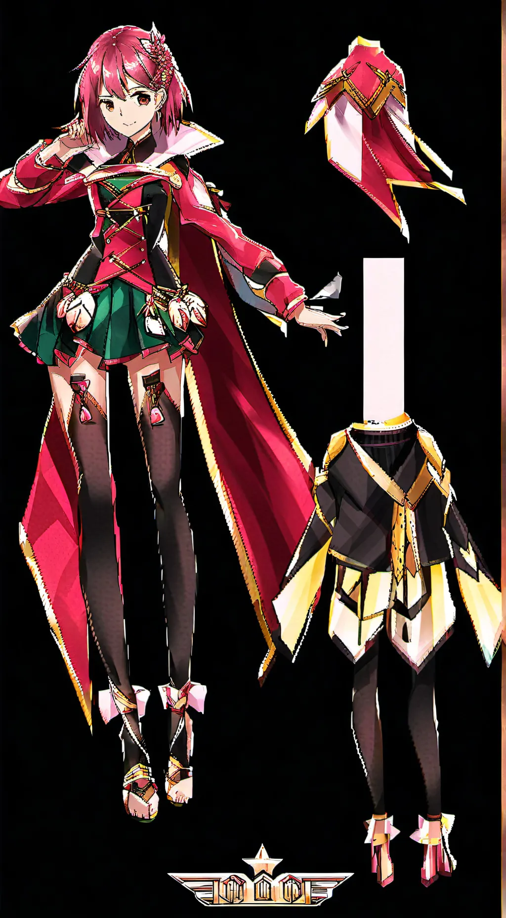 ai character: Pyra background