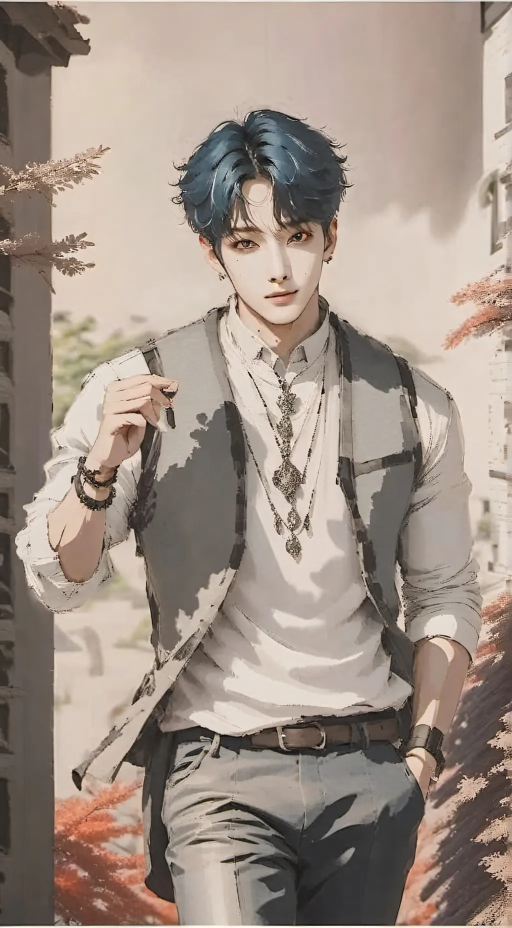 ai character: Songkhan background