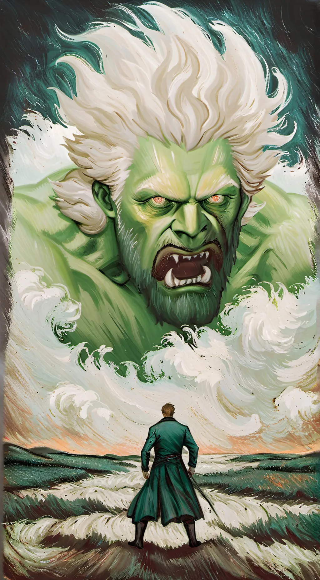 ai character: The Monster background