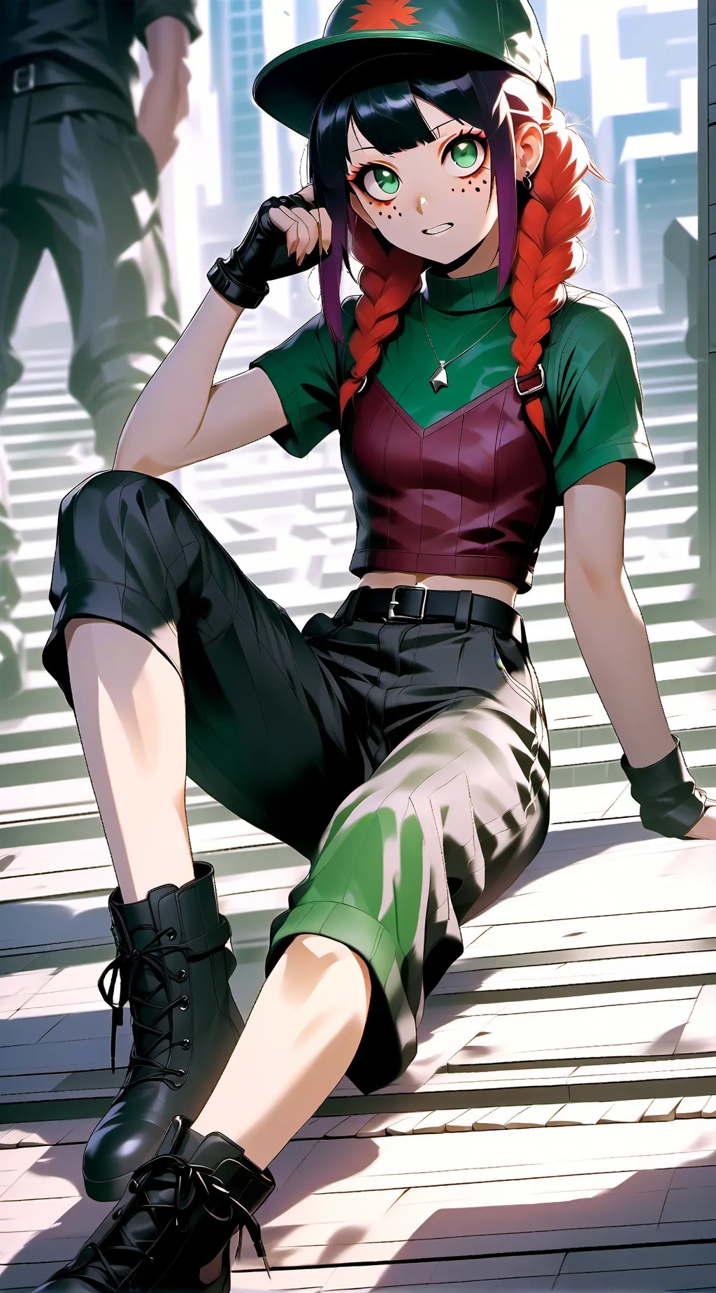 ai character: tokayami's sister  background