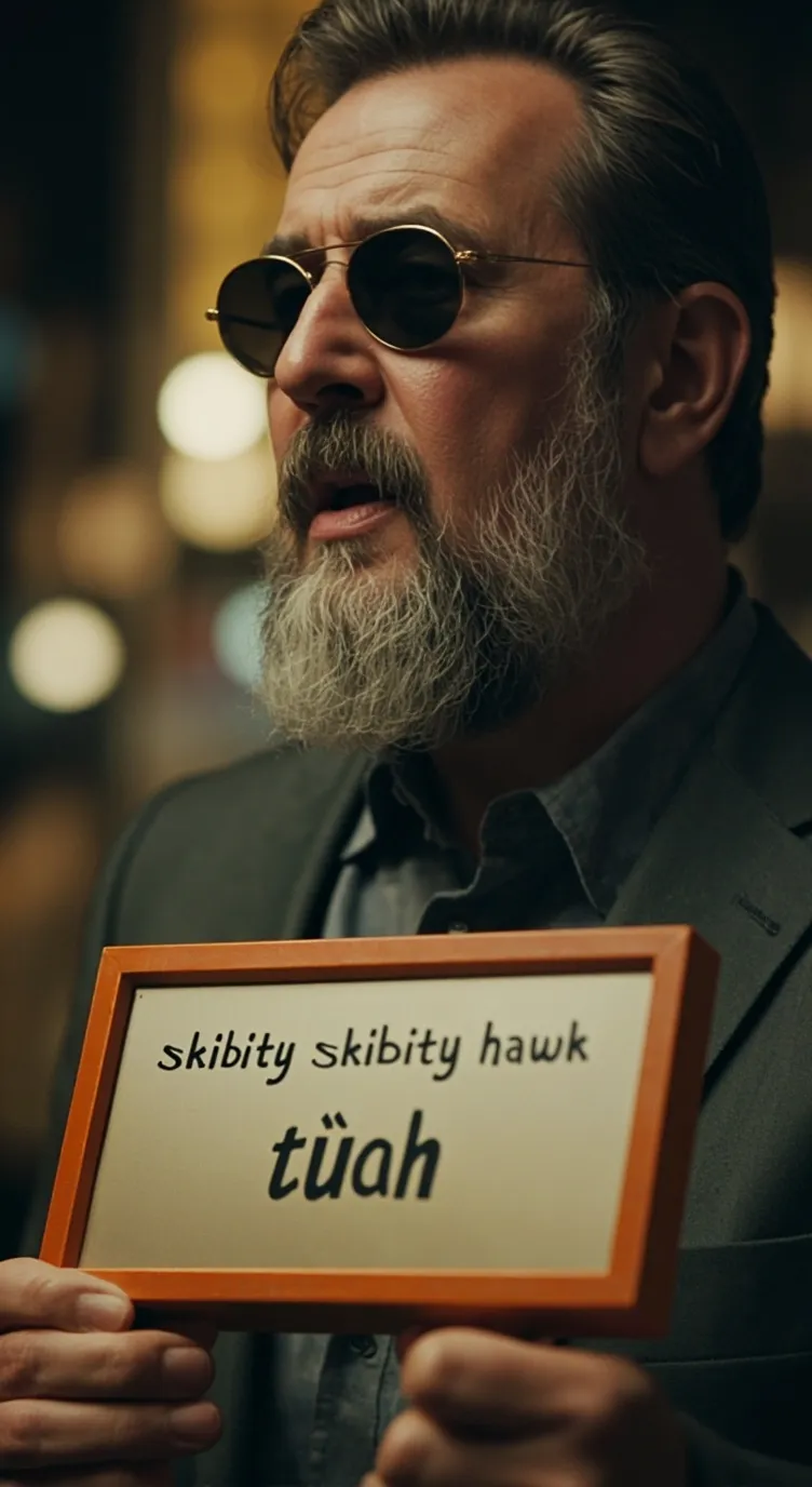 ai character: brain rotttttt background