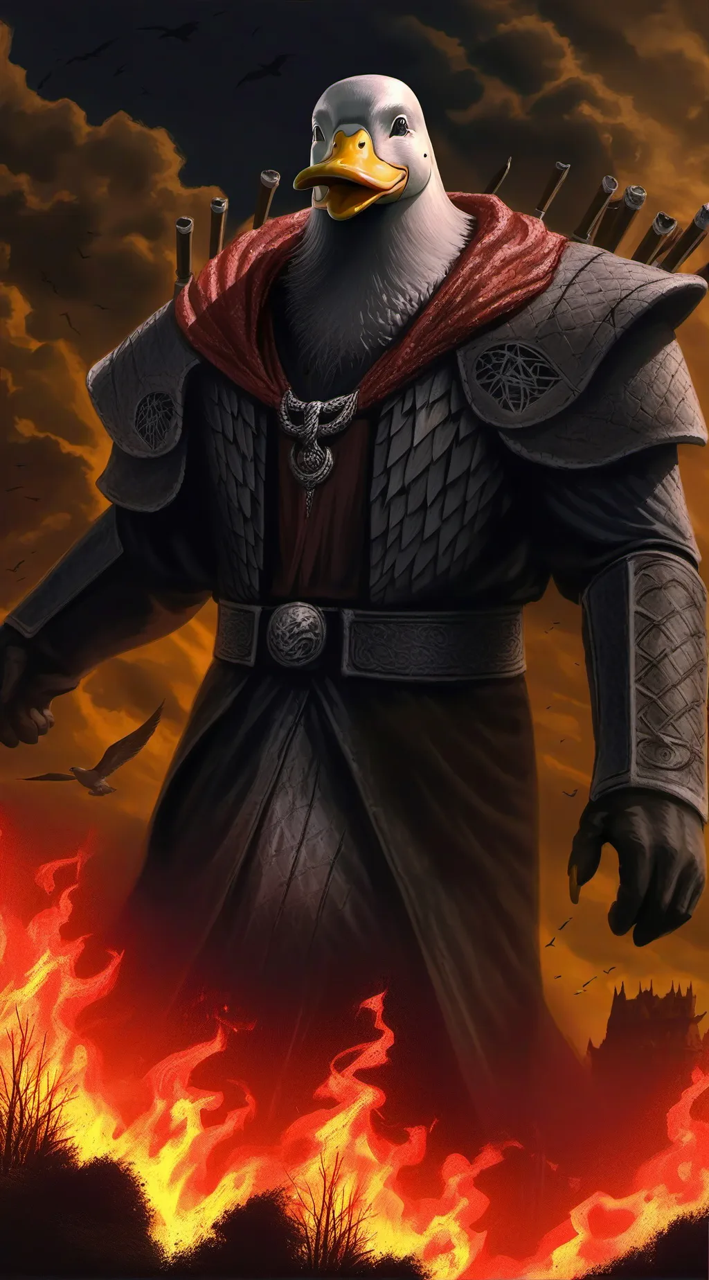 ai character: THE WORLD END background