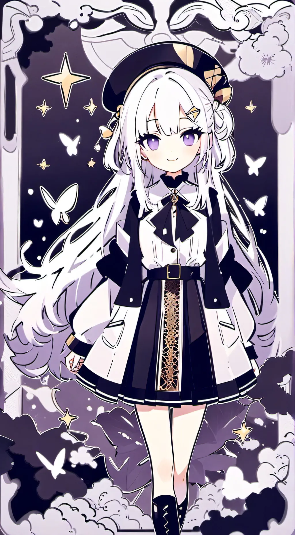 ai character: MHA X RR background