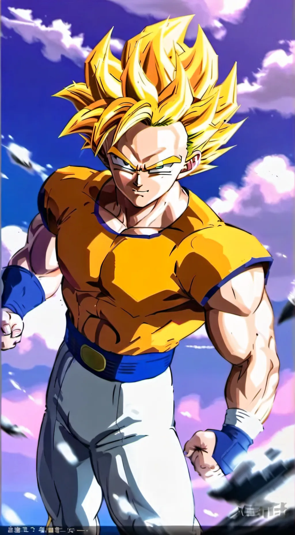 ai character: Super Vegeta background