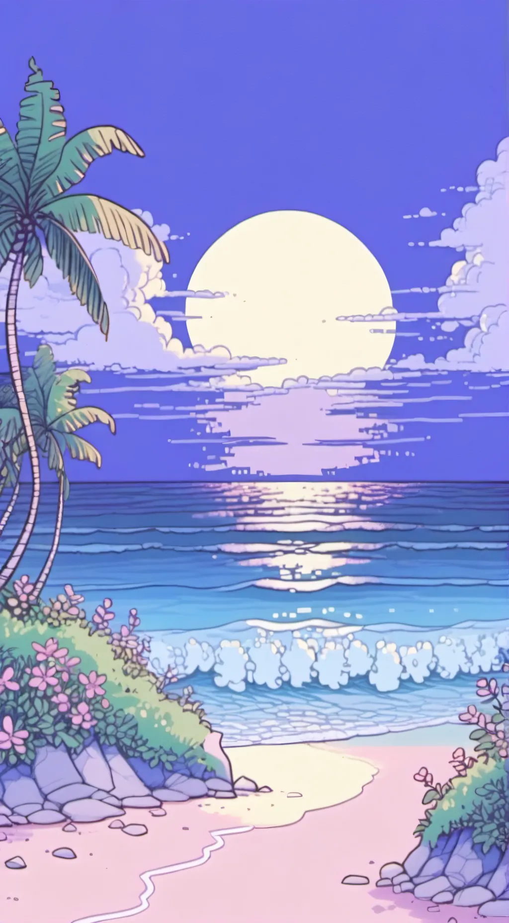 ai character: KNY BEACH DAY background