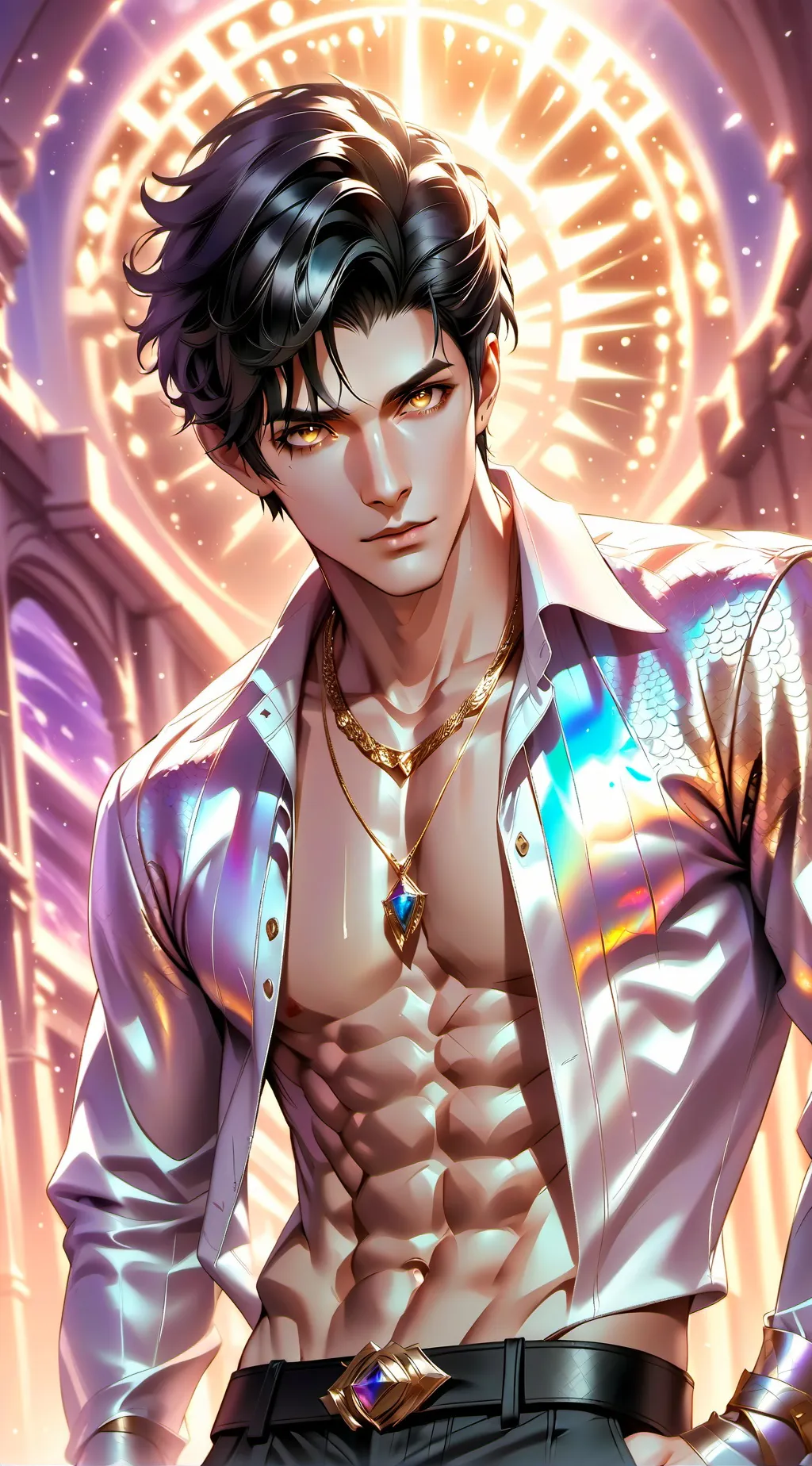 ai character: Gabriel Veloki background