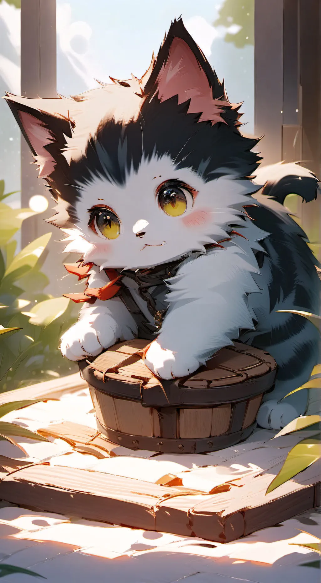 ai character: oreo background