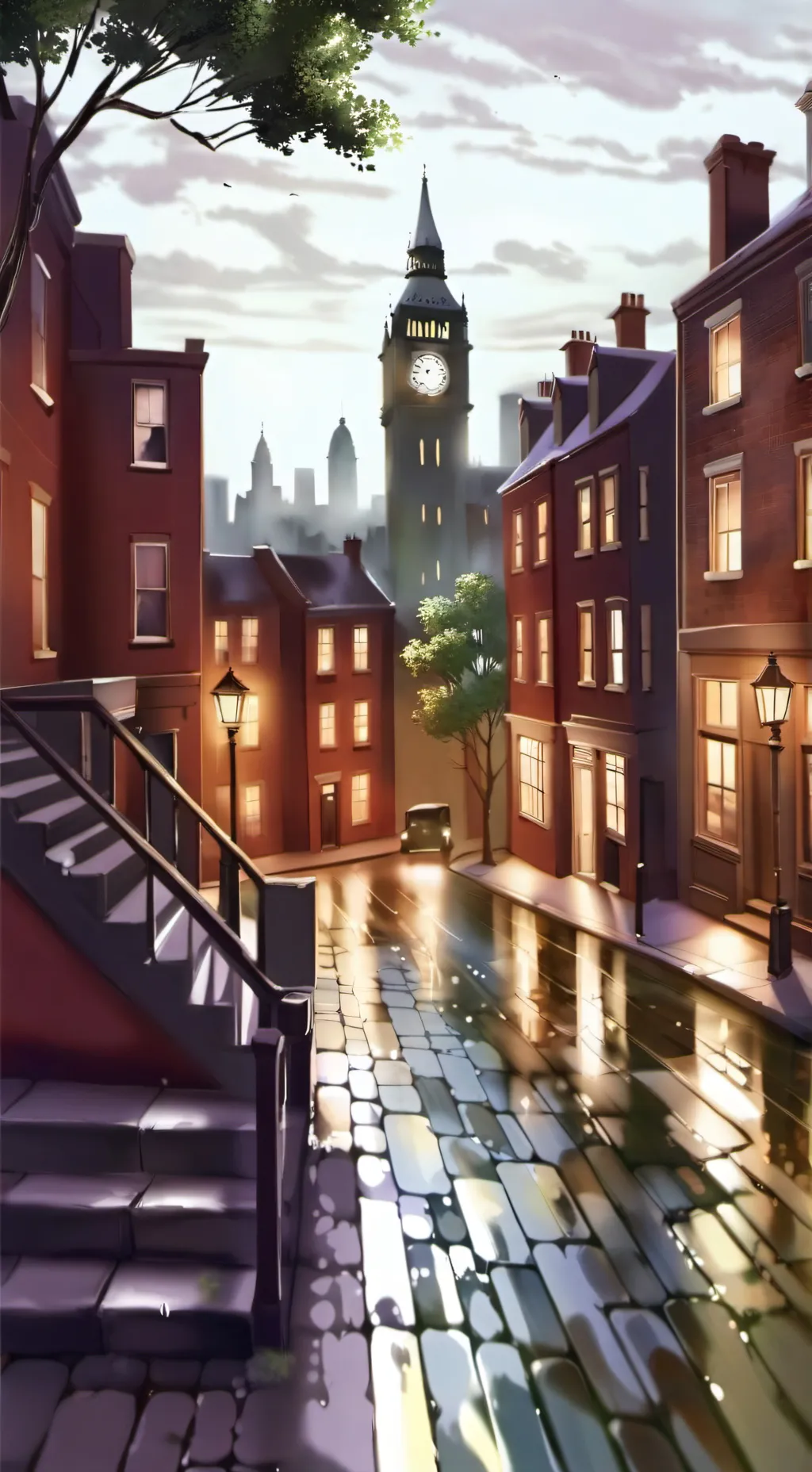 ai character: Übel background