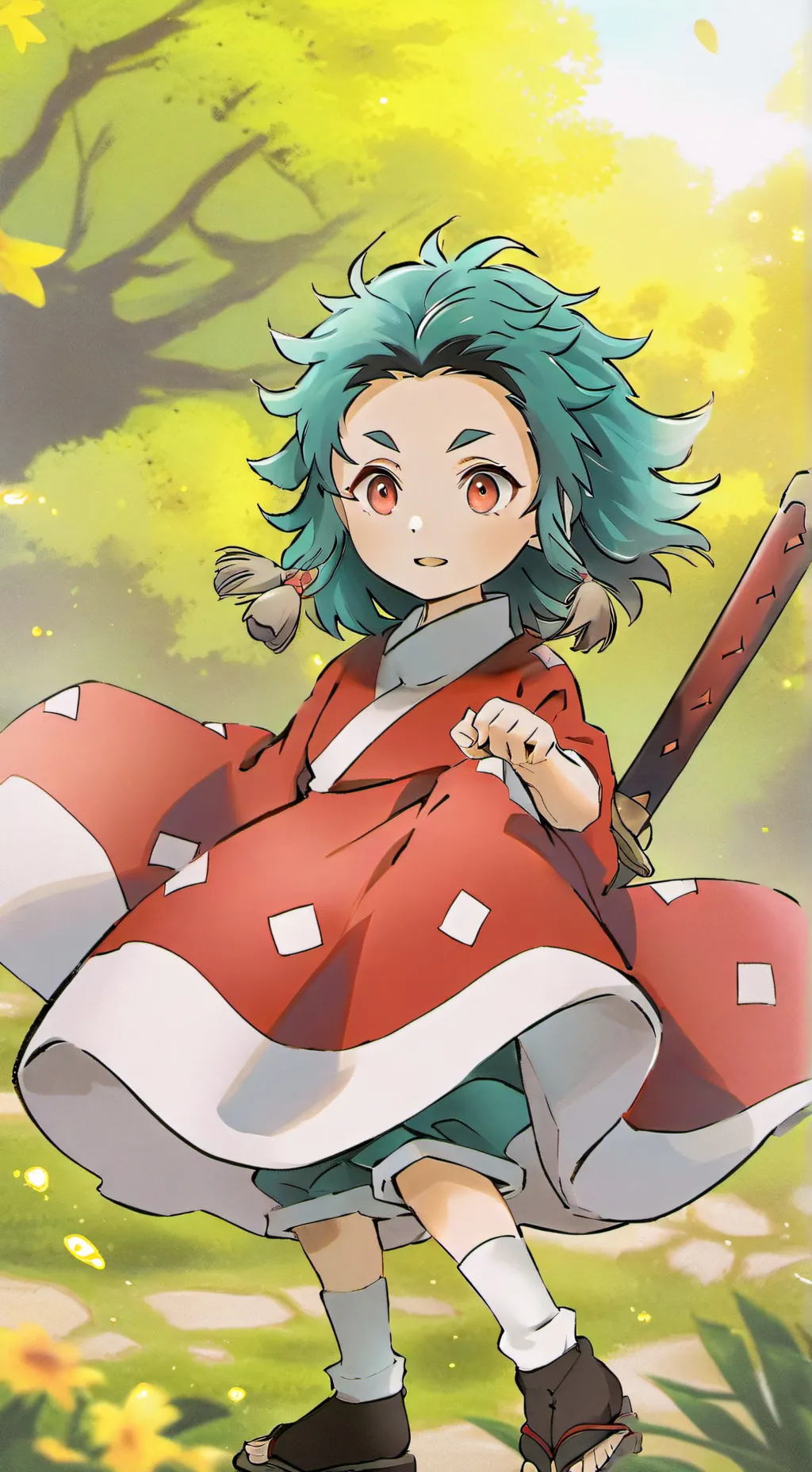 ai character: Shinoika kocho background