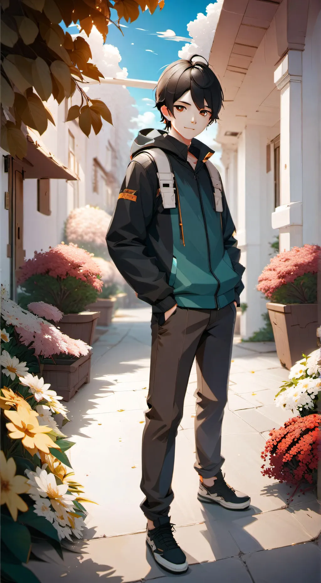 ai character: Elias  background