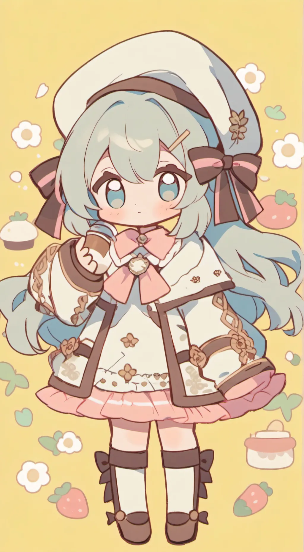 ai character: Greyce background