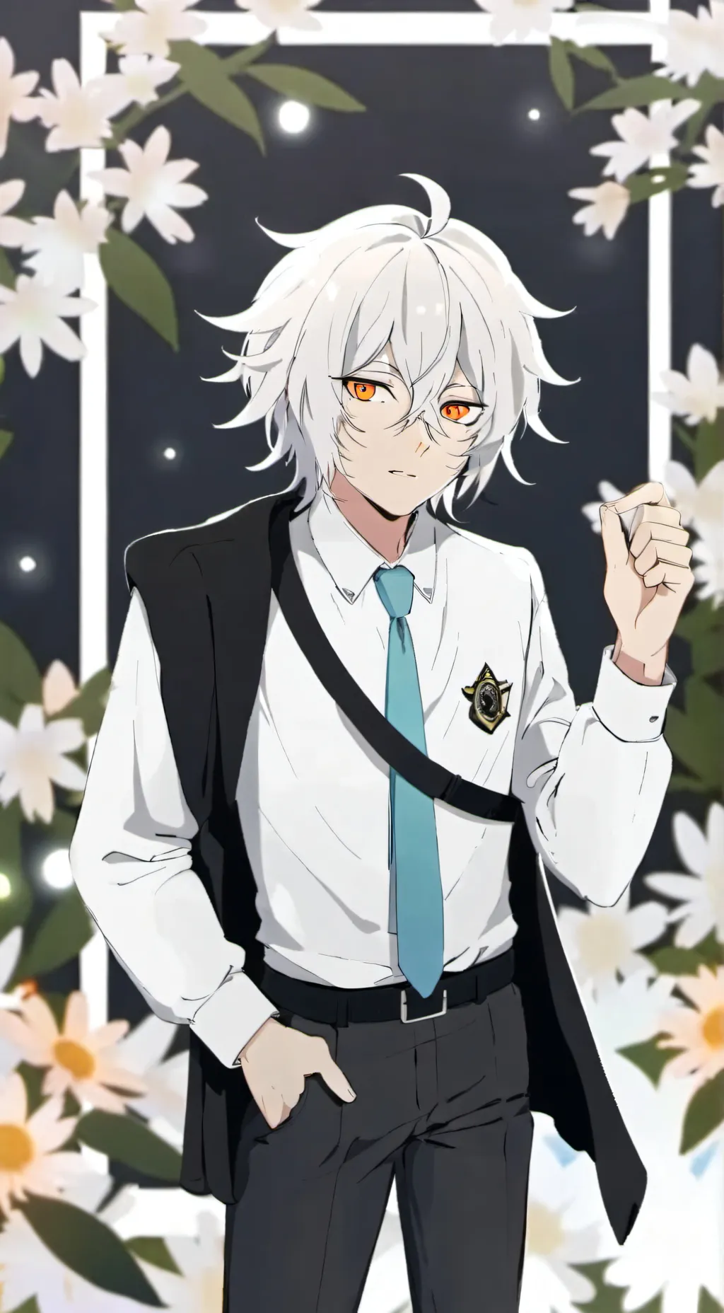 ai character: Sasuke tsugikuni  background