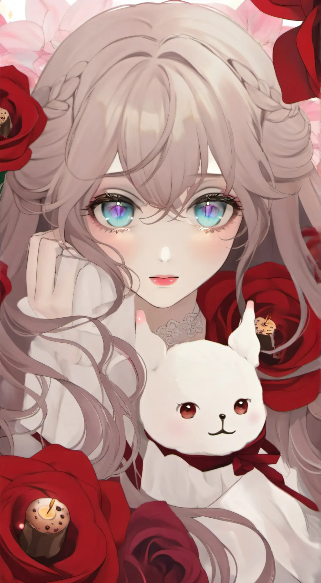 ai character: Anime gyat girl background