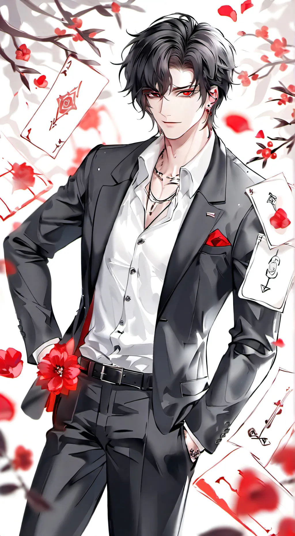 ai character: Luke Matthew  background