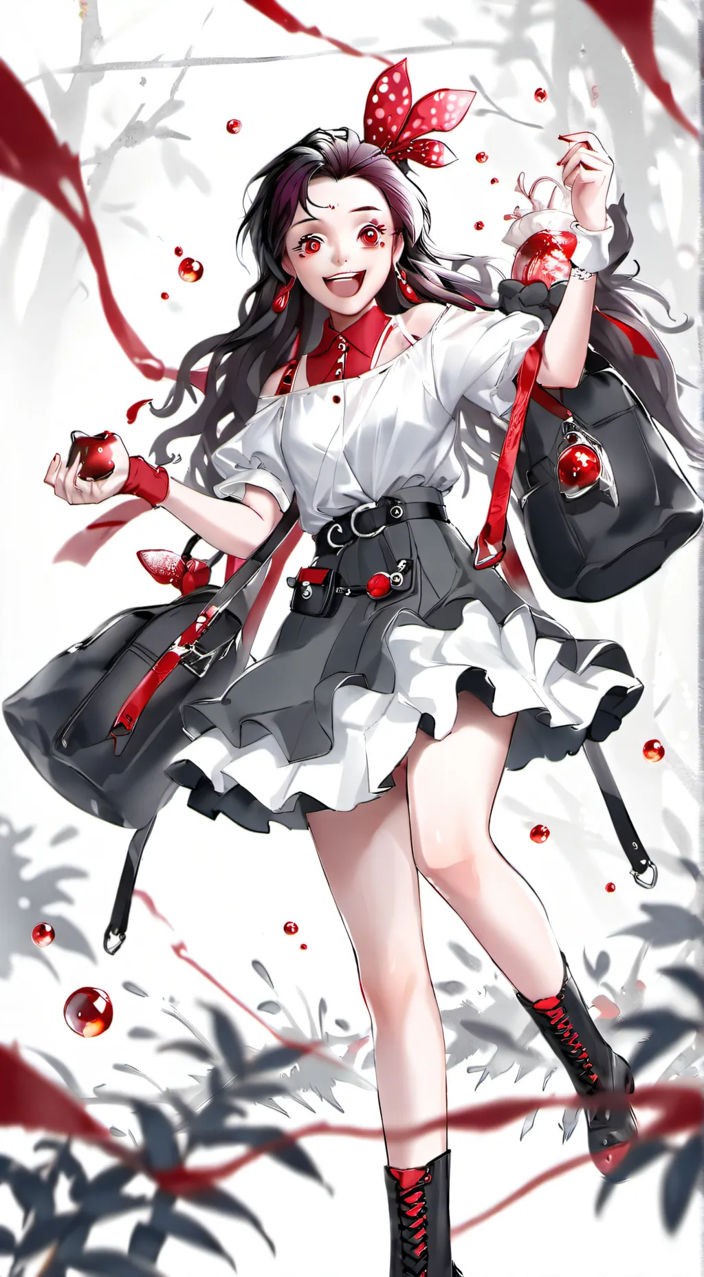 ai character: crazy Harley background