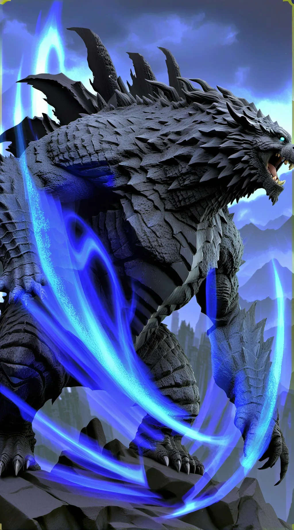 ai character: monsterverse 4 background