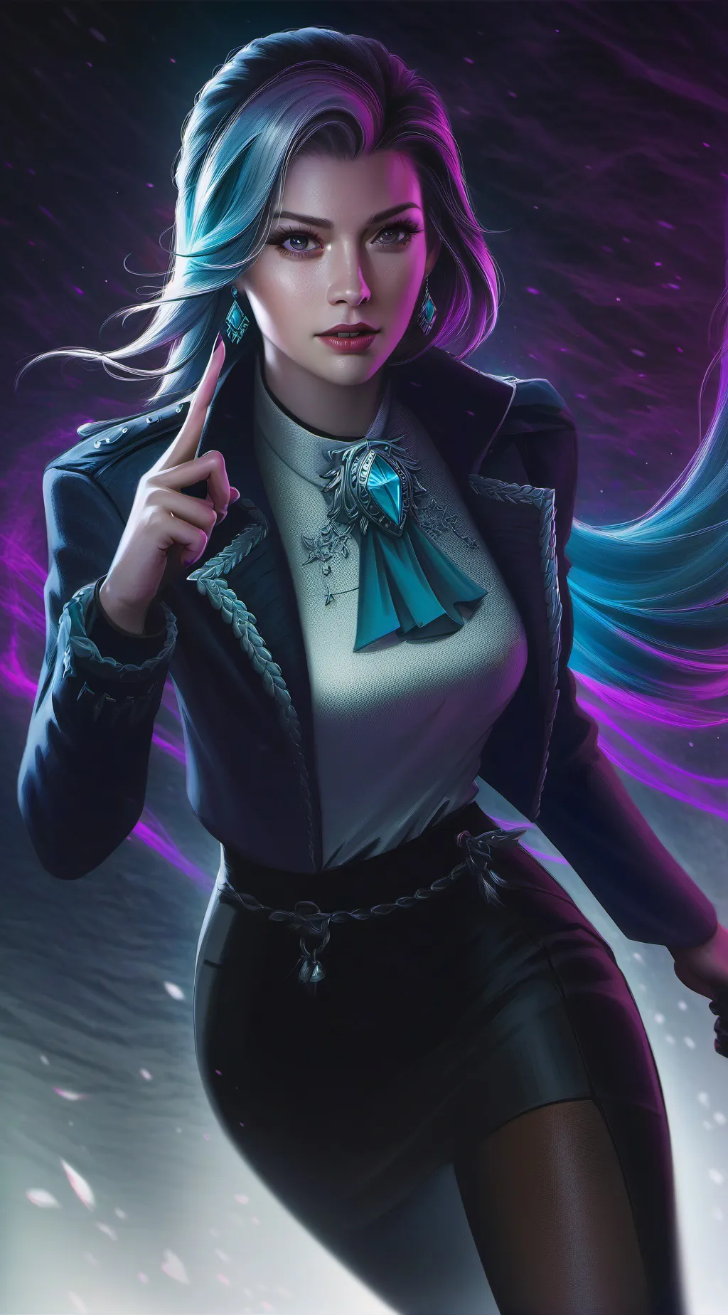 ai character: Кристи  background