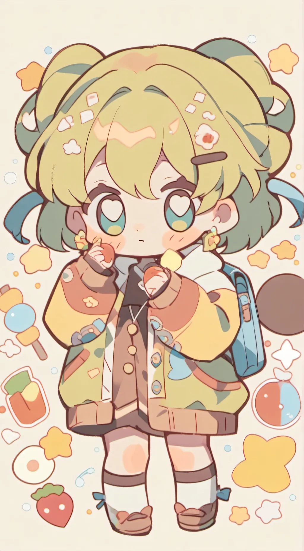 ai character: sky background