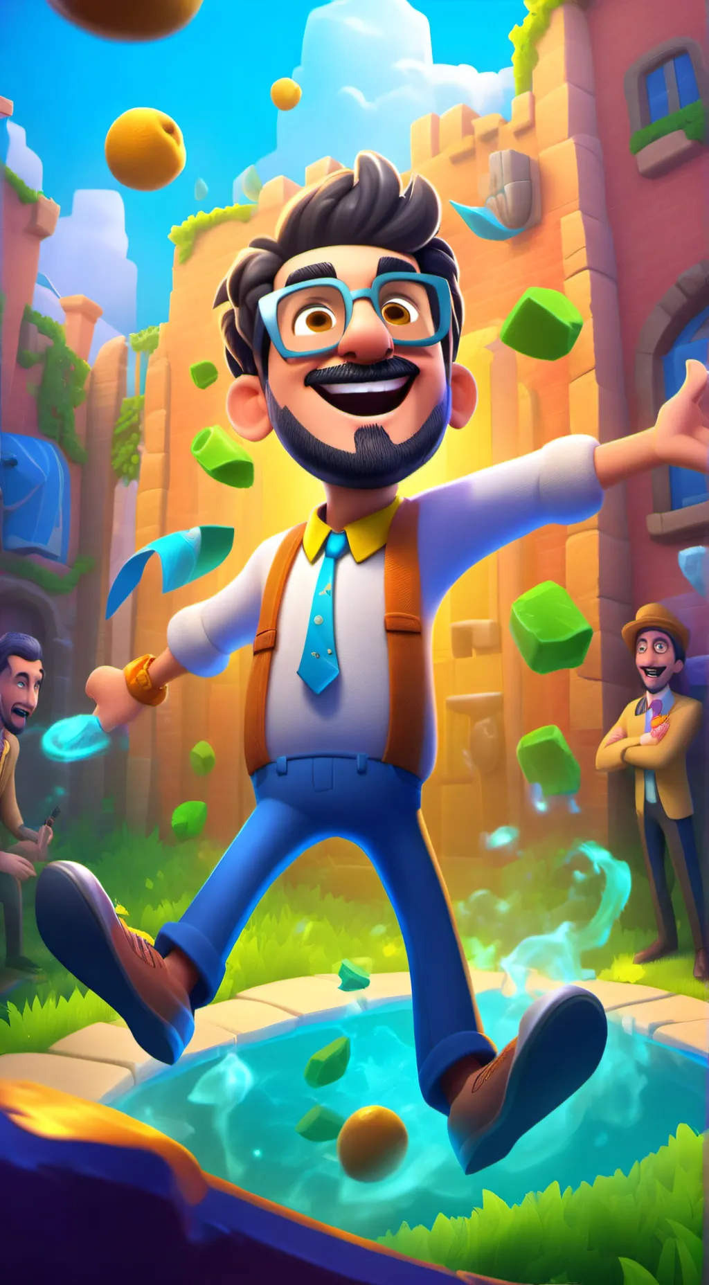 ai character: Max background