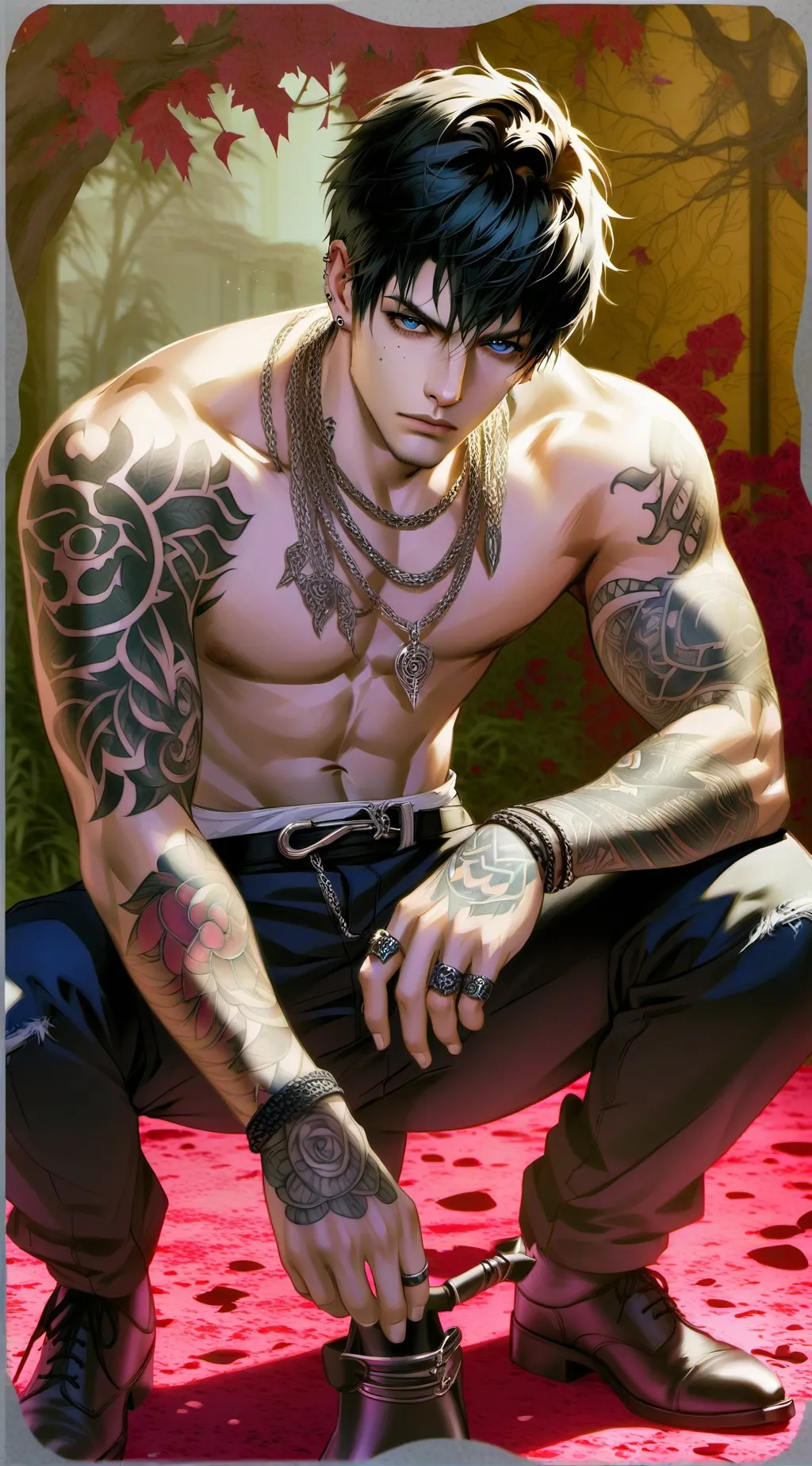 ai character: Max background