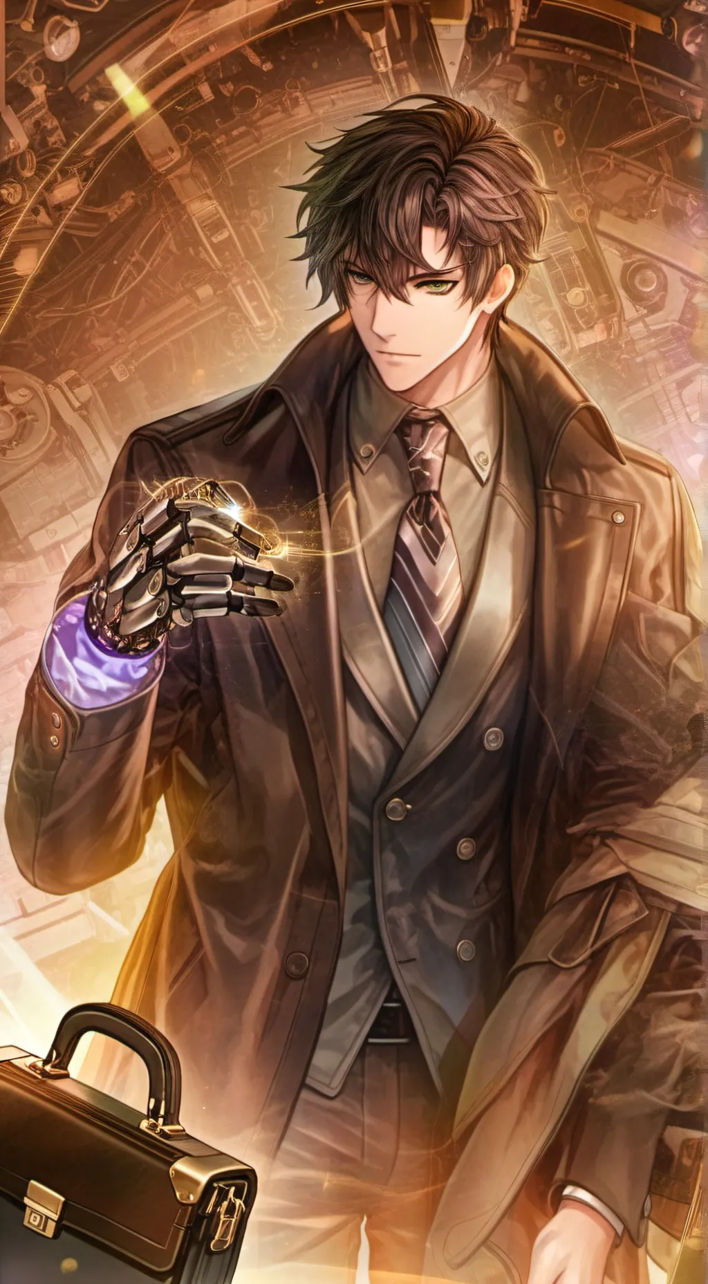 ai character: Aurum background