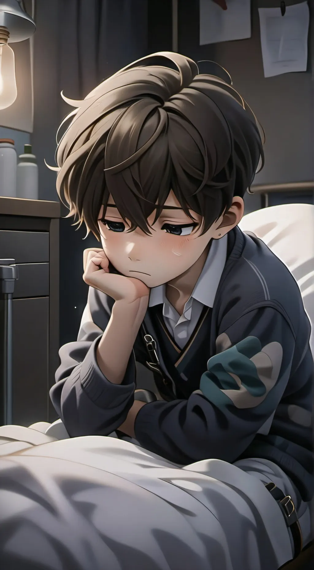 ai character: Kaden's death background