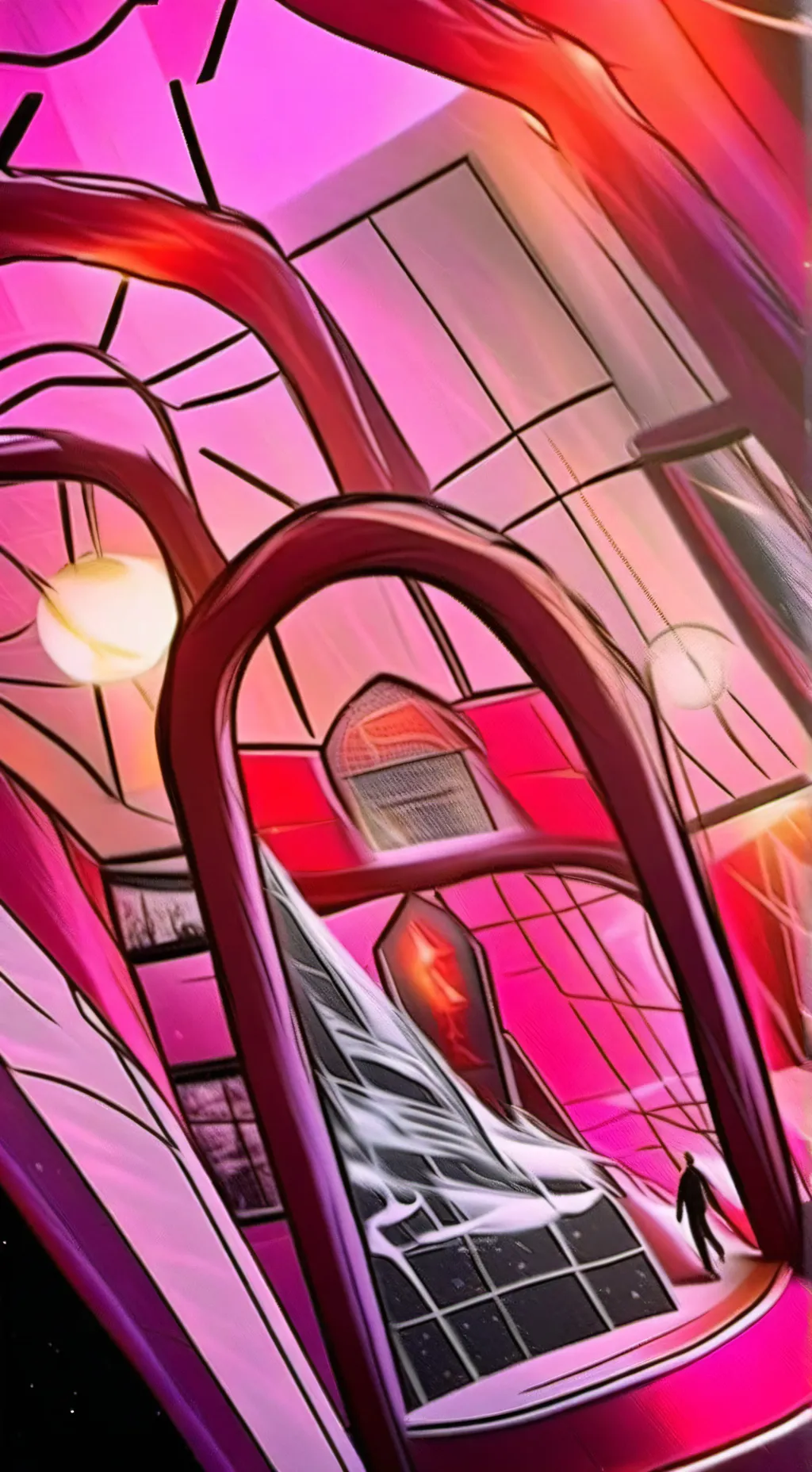 ai character: hazban hotel  background