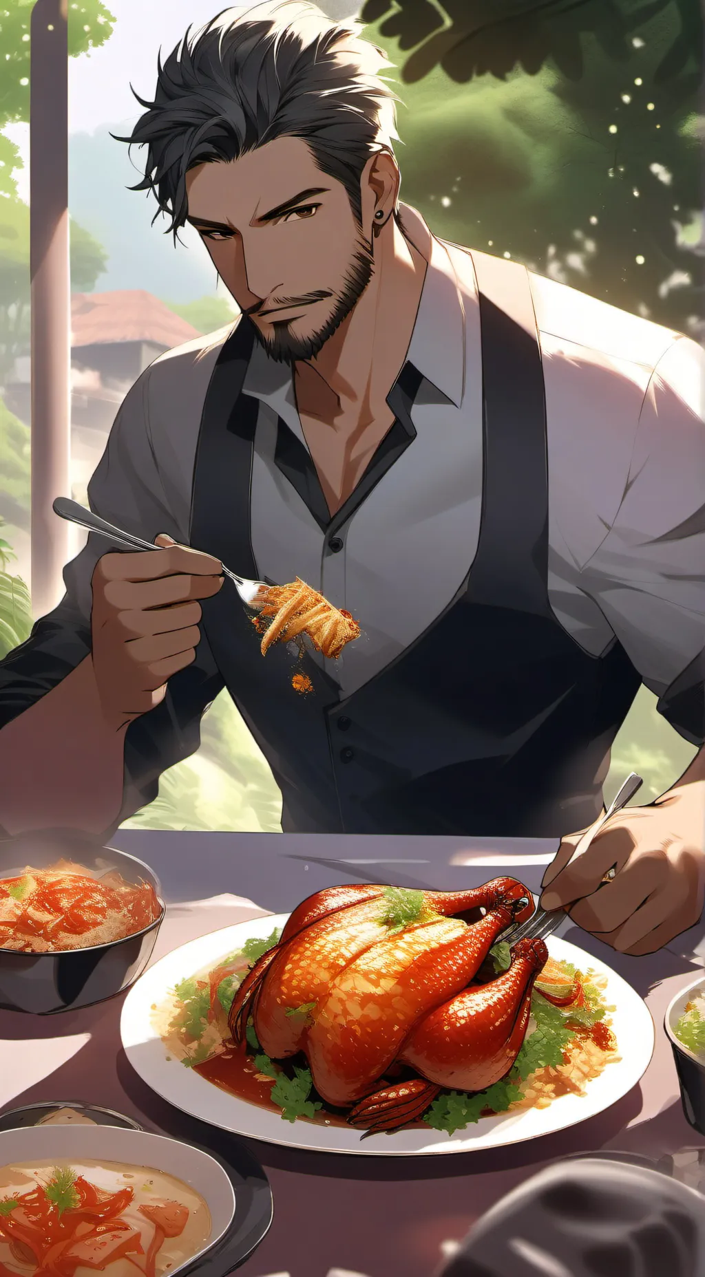 ai character: don pollo background