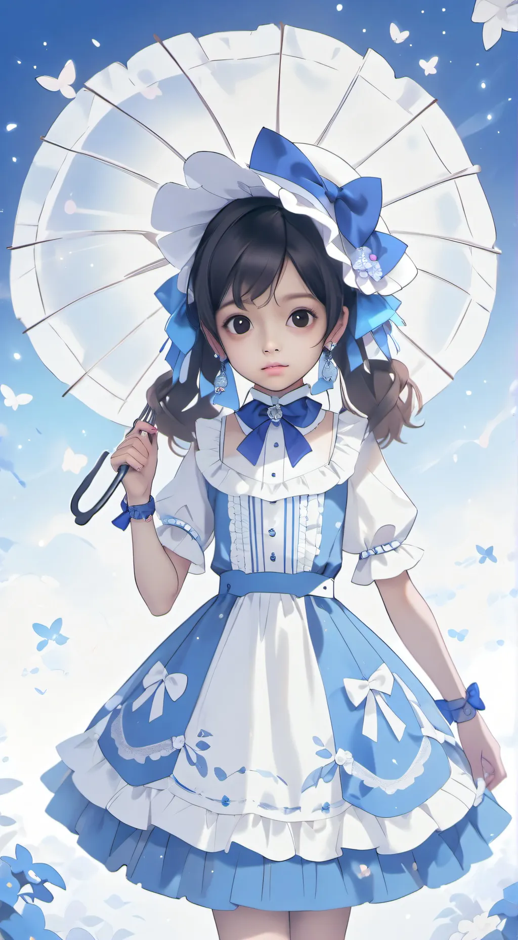 ai character: Belen classmate c- background