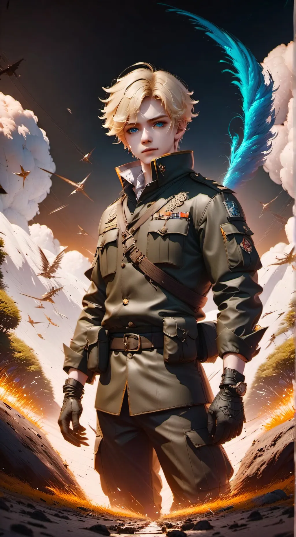 ai character: bettle feald buddy background