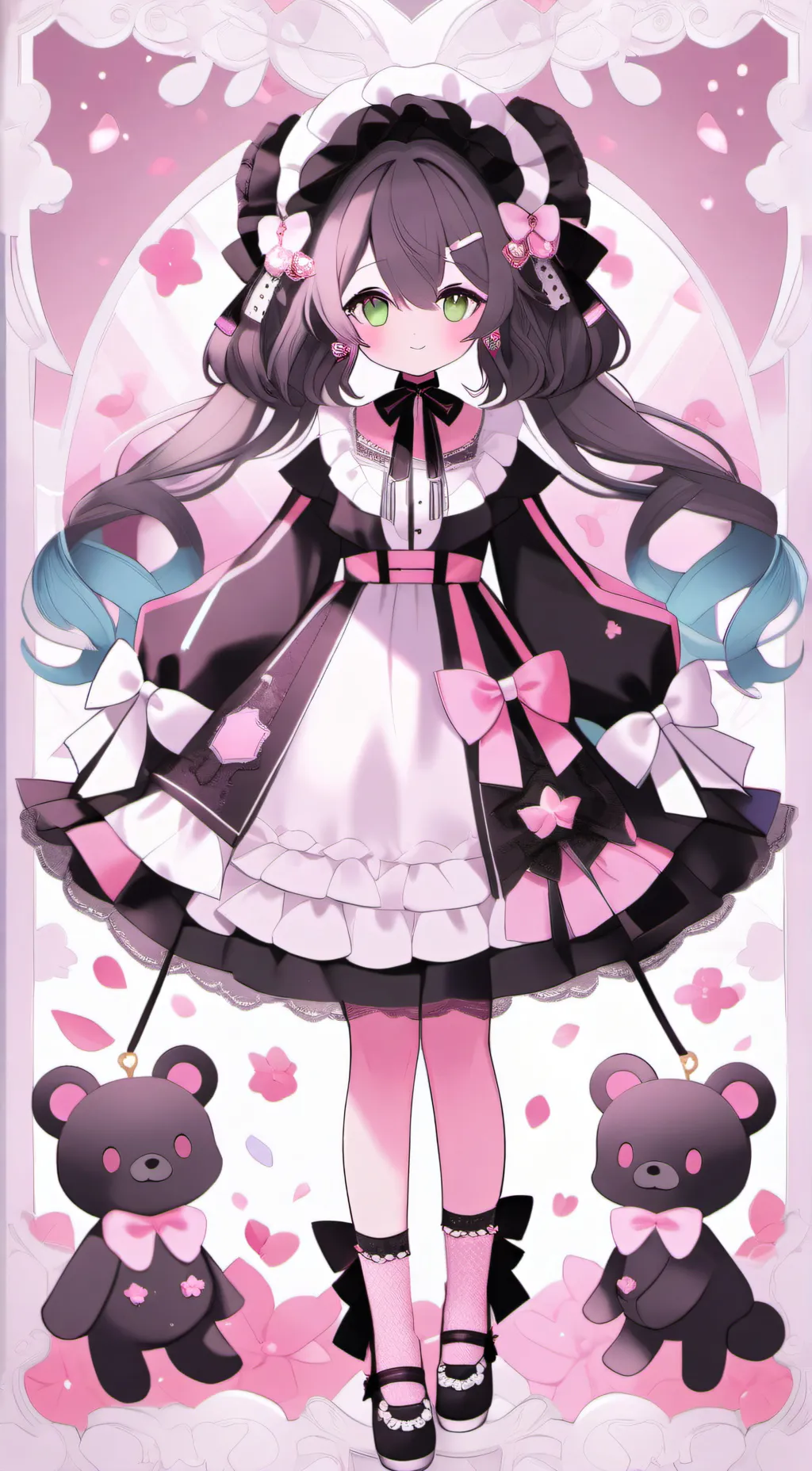 ai character: Miss circle child background