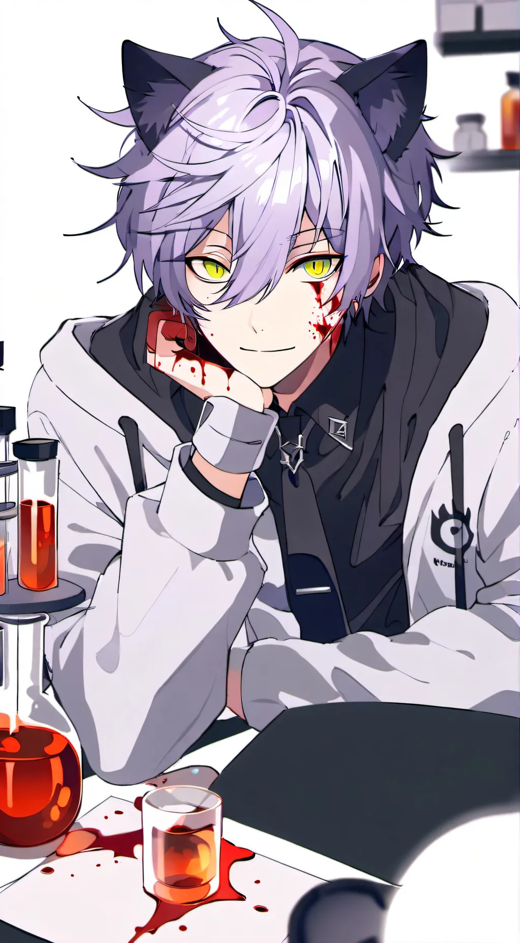 ai character: Kai😺✨️ background