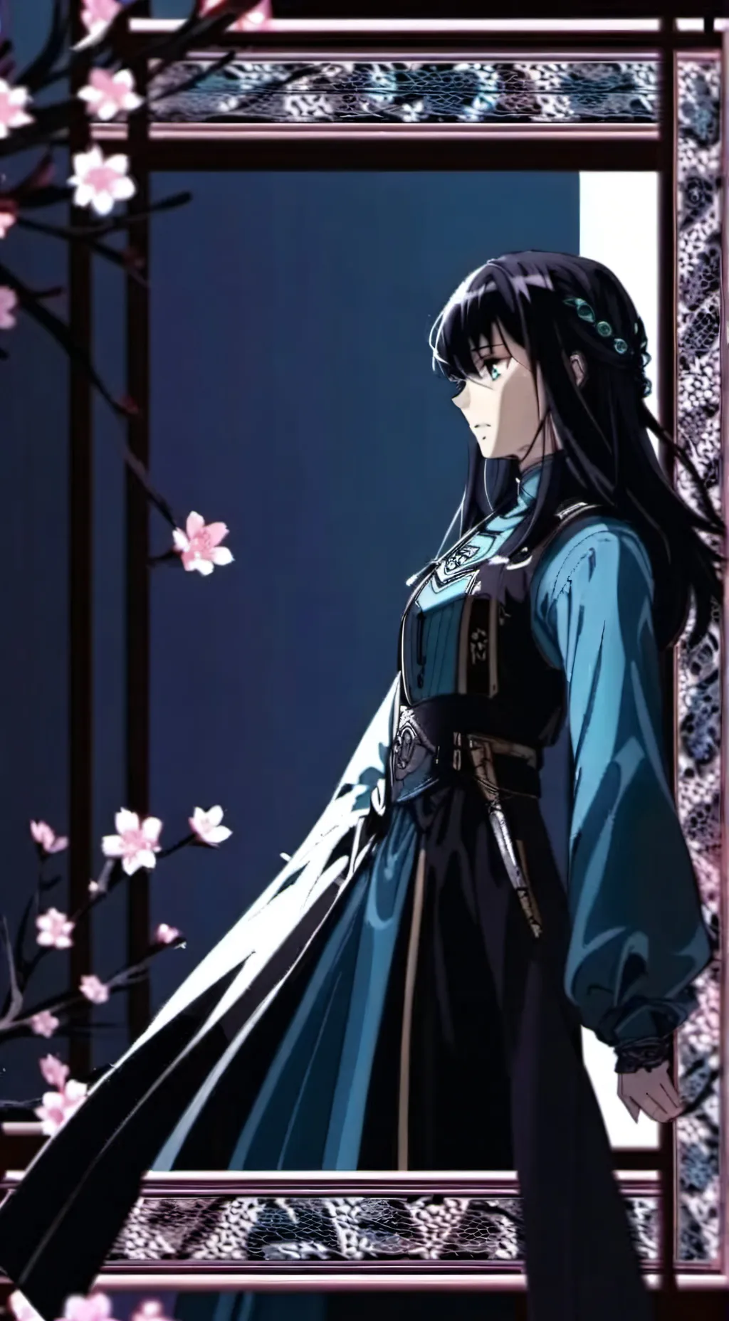 ai character: Muichiro  background