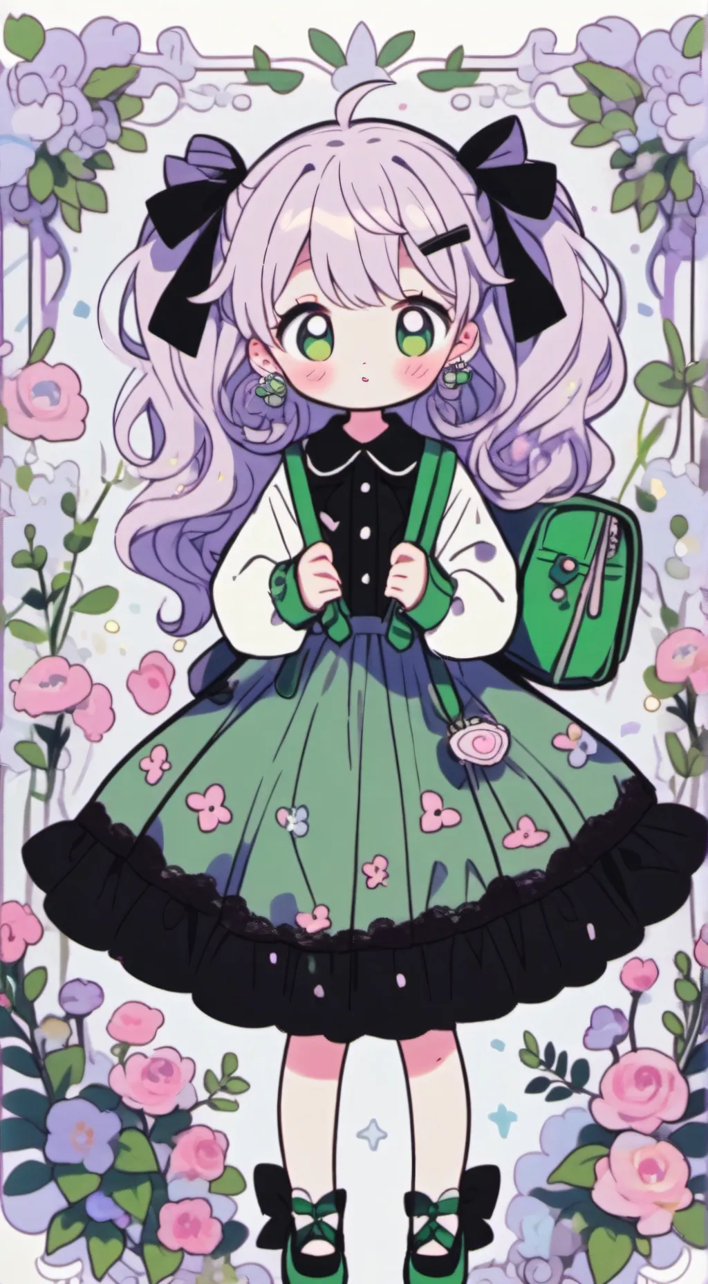 ai character: bebê  background