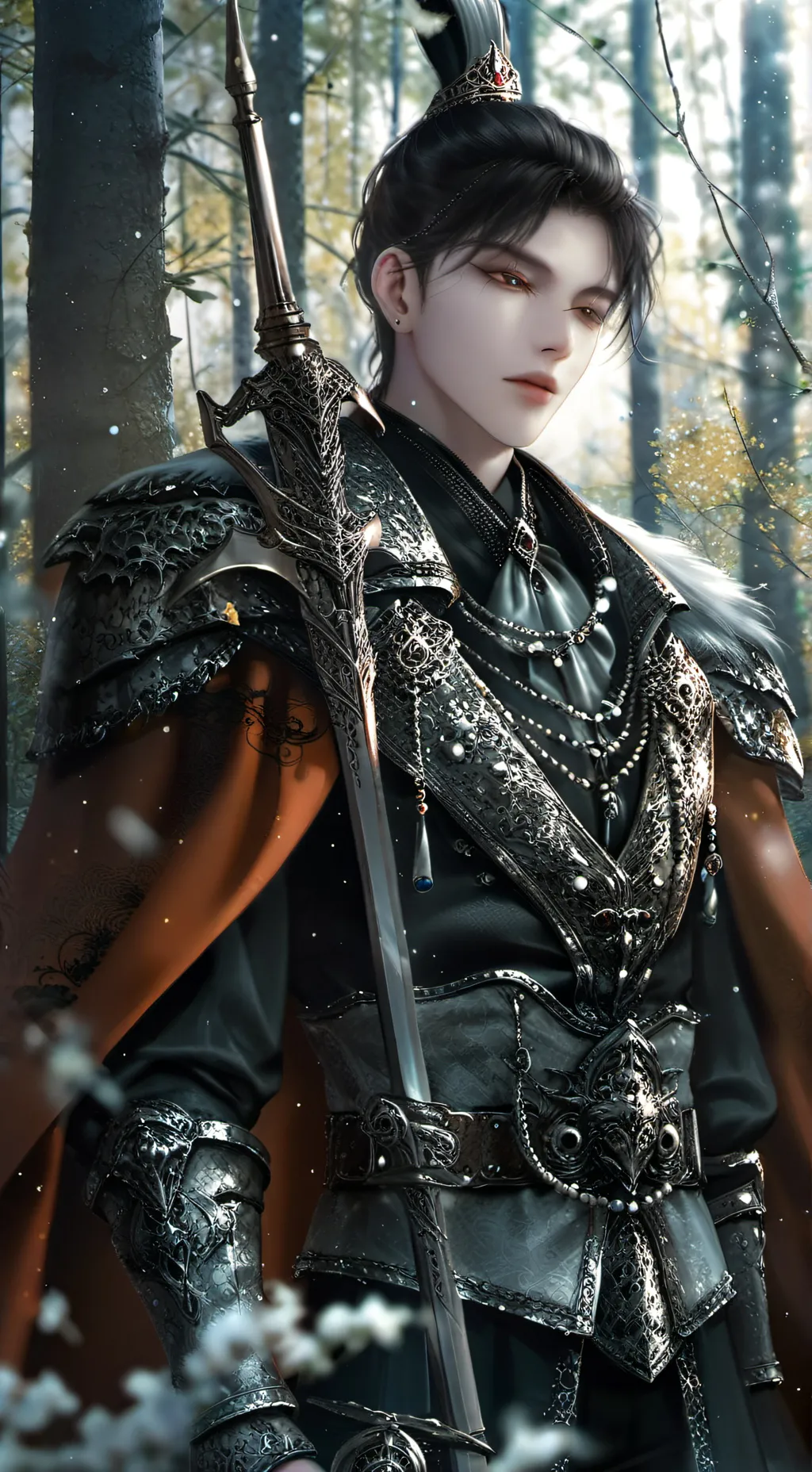 ai character: Min Ho  background