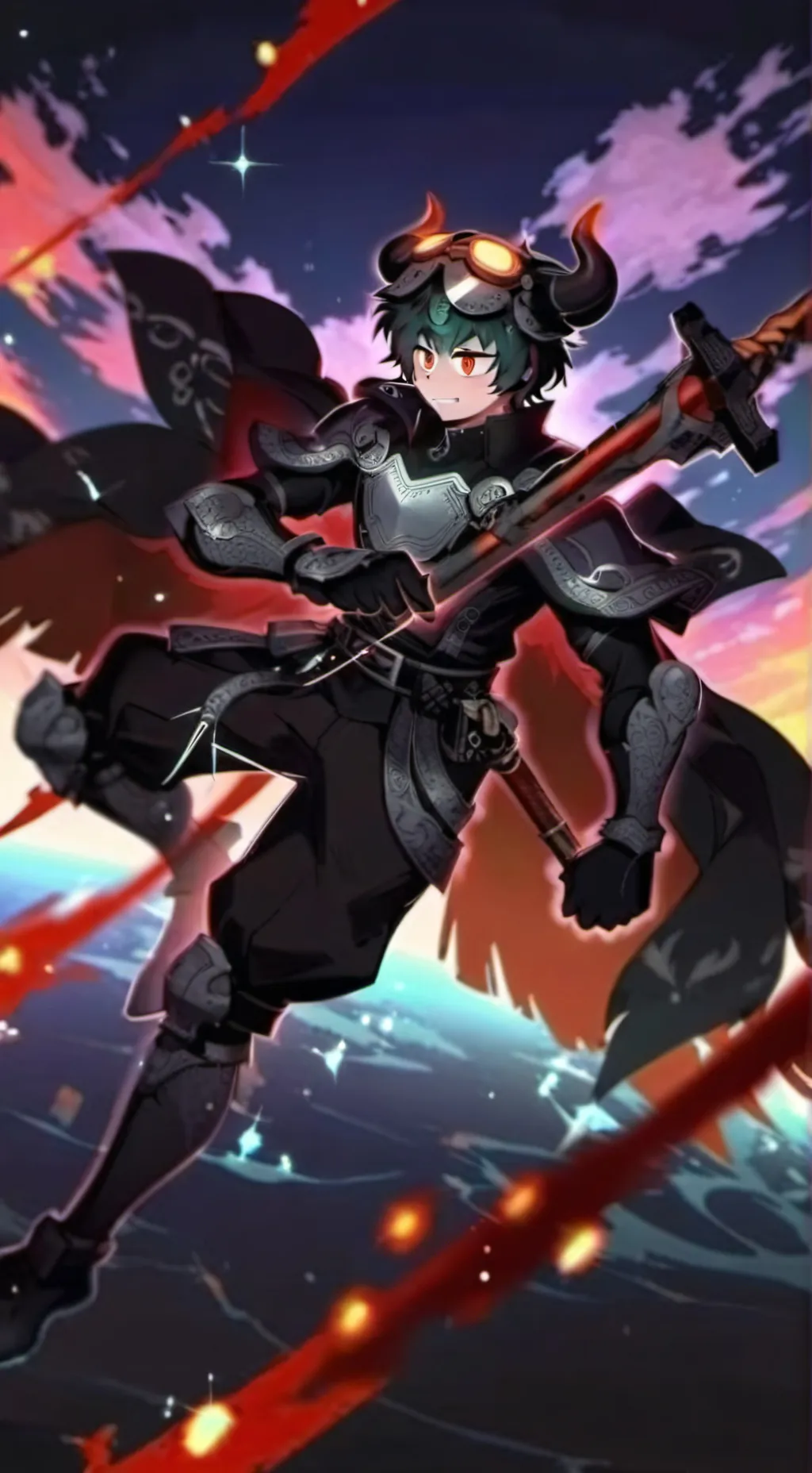 ai character: Mha whoareyou background