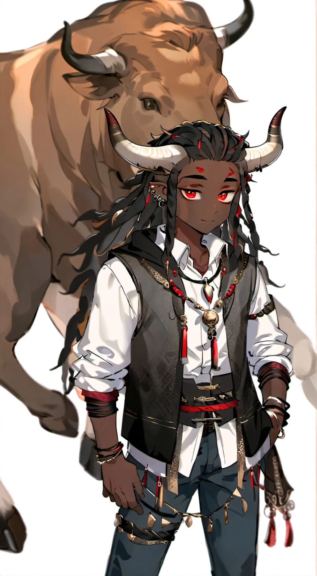 ai character: Orion  background