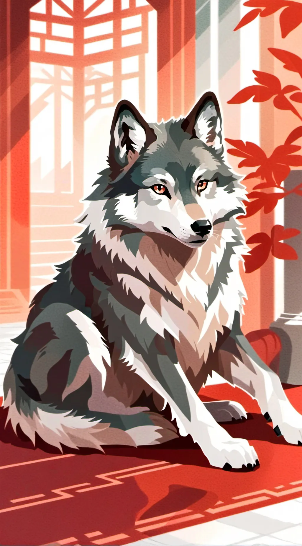 ai character: Luna background