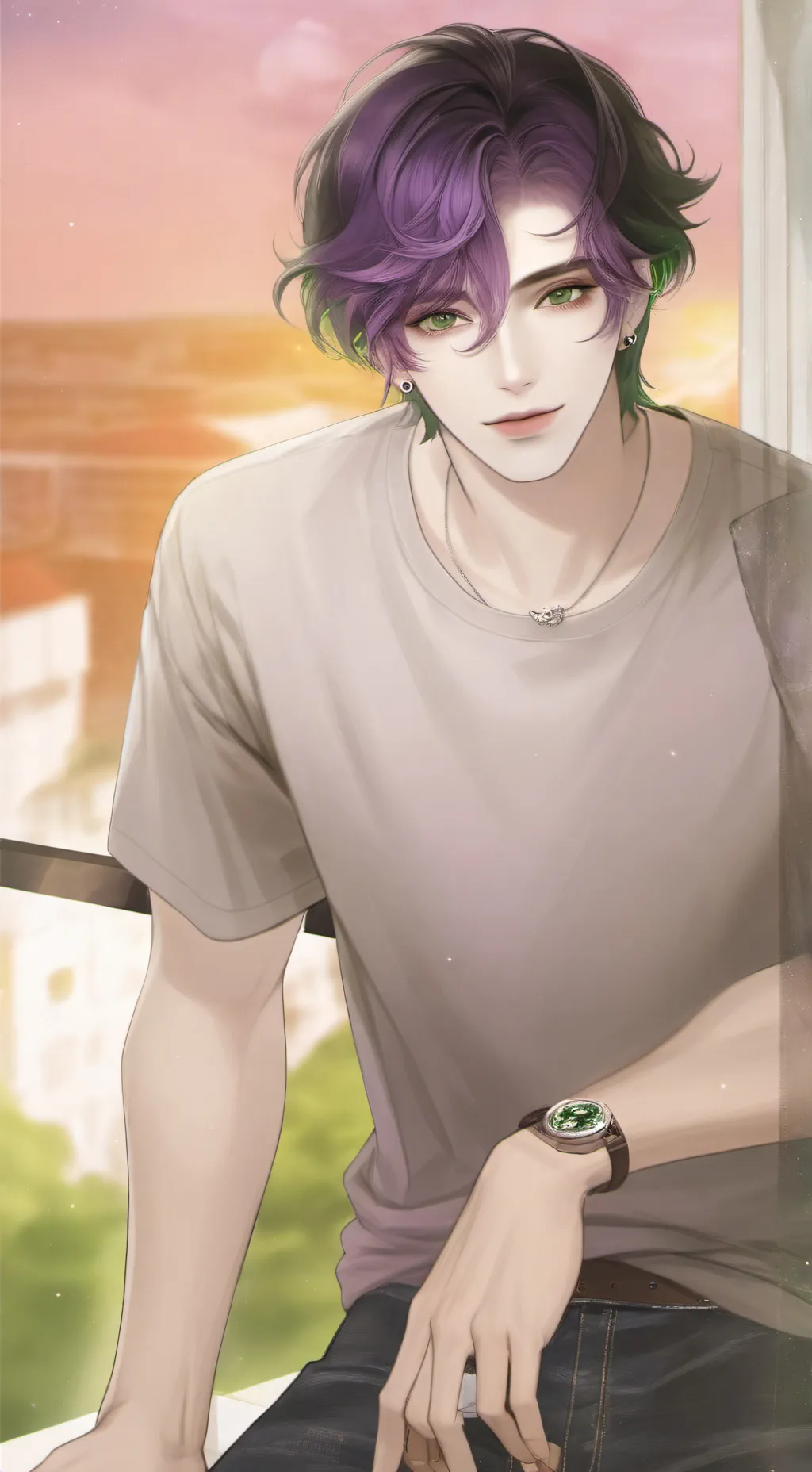 ai character: Oliver background