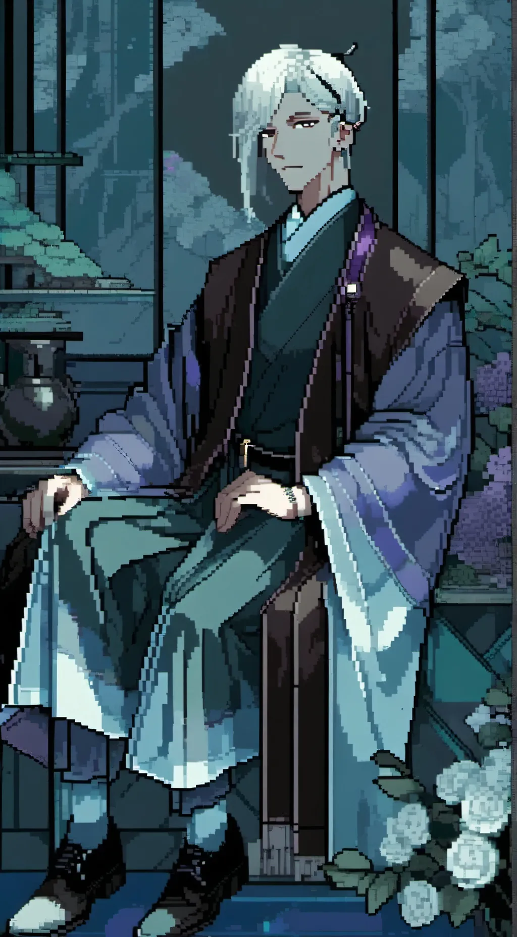 ai character: Tytani młodej krwi background