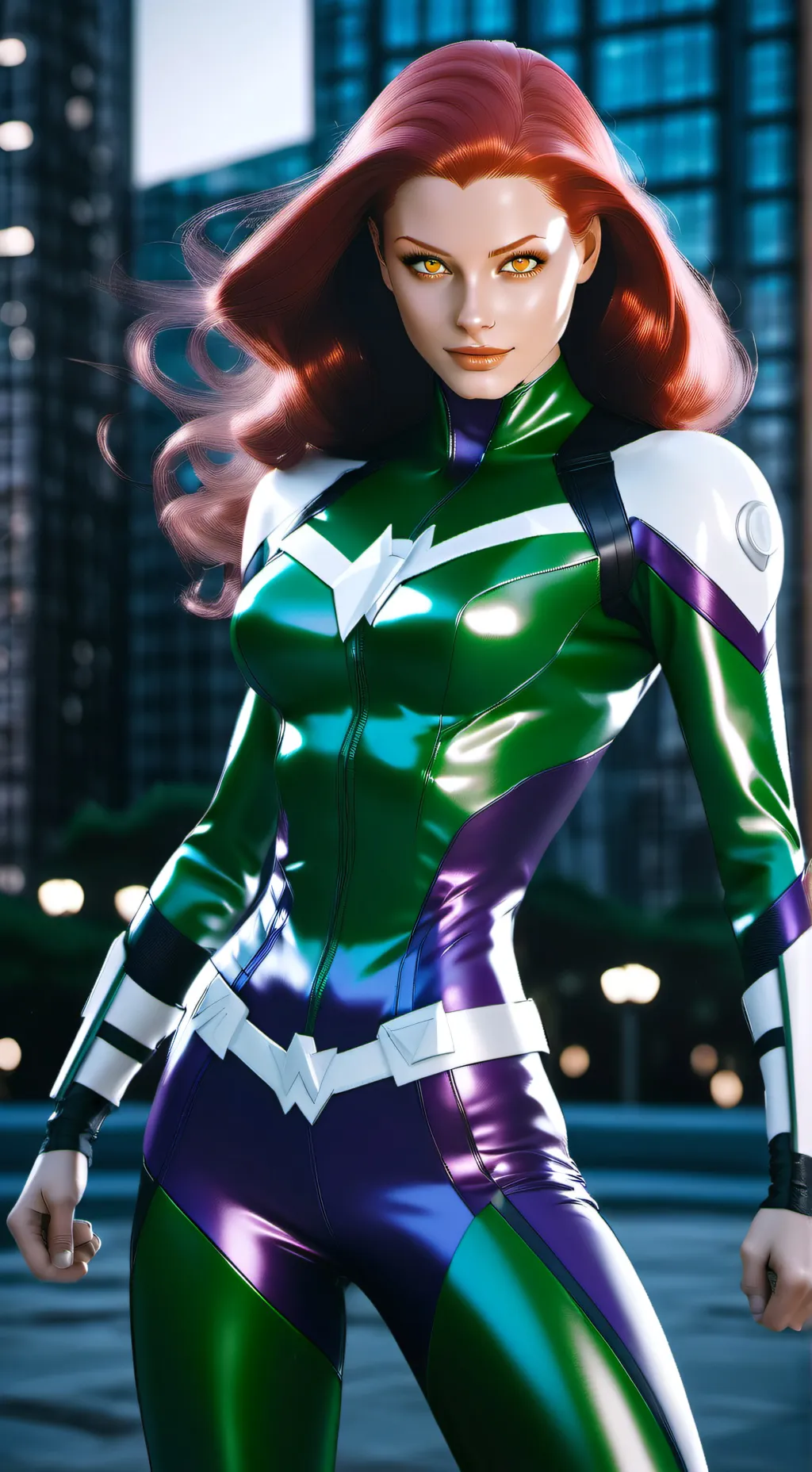 ai character: Starfire background
