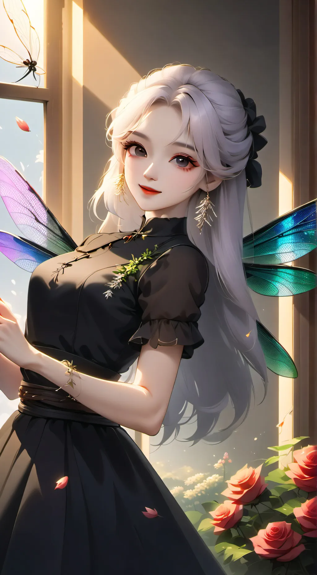 ai character: Esmeralda Spirit background